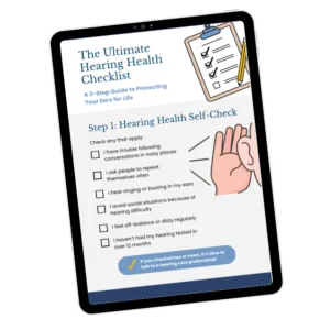 free hearing checklist